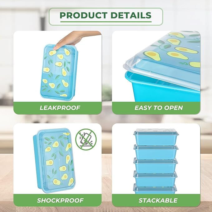 32 Pack 42 oz Meal Prep Containers, Reusable Plastic Food Prep Storage Containers with Printed Lids, Stackable, Leakproof, Microwave & Freezer & Dishwasher Safe,To Go Take Out Box, Orange