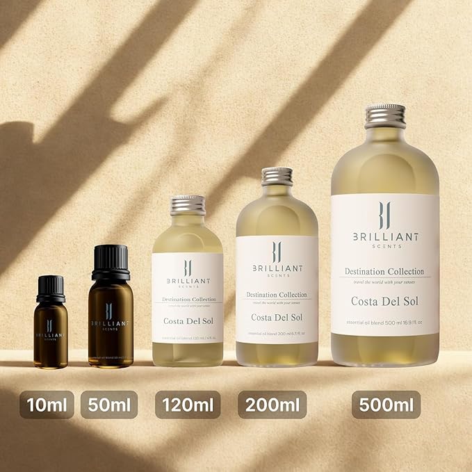 French Riviera Fragrance Oil 500ml - Premium Diffuser Oil for Home, Office, Hotels - Long Lasting, Plant-Based, Meets IFRA Standards, USA-Made - Blood Orange, Jasmine, Tonka Bean