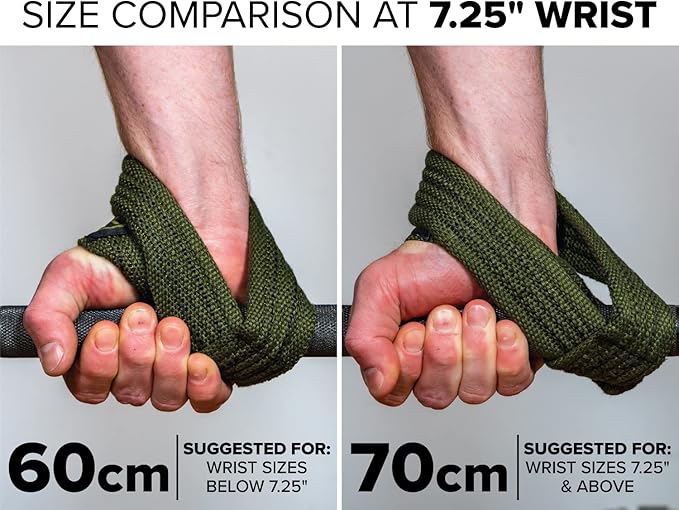 SERIOUS STEEL FITNESS Red Figure 8 Lifting Straps | Deadlift & Strongman Axle Straps - 3 Sizes