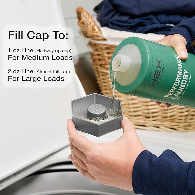 HEX Performance Laundry Detergent, Citrus, 100 Loads (Pack of 2) - Designed for Activewear, Eco-Friendly, Concentrated Formula