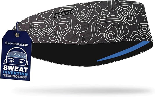 Hydra2 Headbands for Women & Men | Sweat Diverting, Hair Bands for Athletes, Gym, Cycling & Fitness | Flatweave