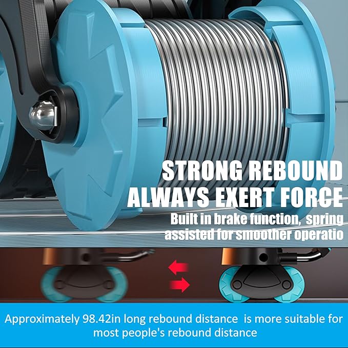 Uota Elbow Support Automatic Rebound Abdominal Wheel,Ab Roller for Abdominal Exercise Machine,Abs Workout Equipment,Dolly Core Strengthening Trainer Fitness Belly Training