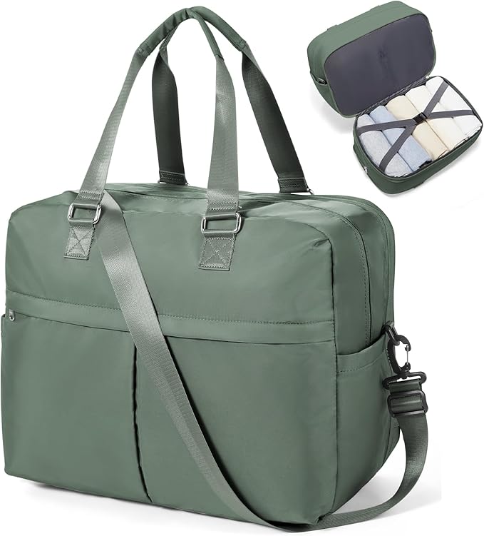 Gym Bag Womens,Travel Duffel Carry on Bag Sport Tote Bag Weekend Overnight Bag