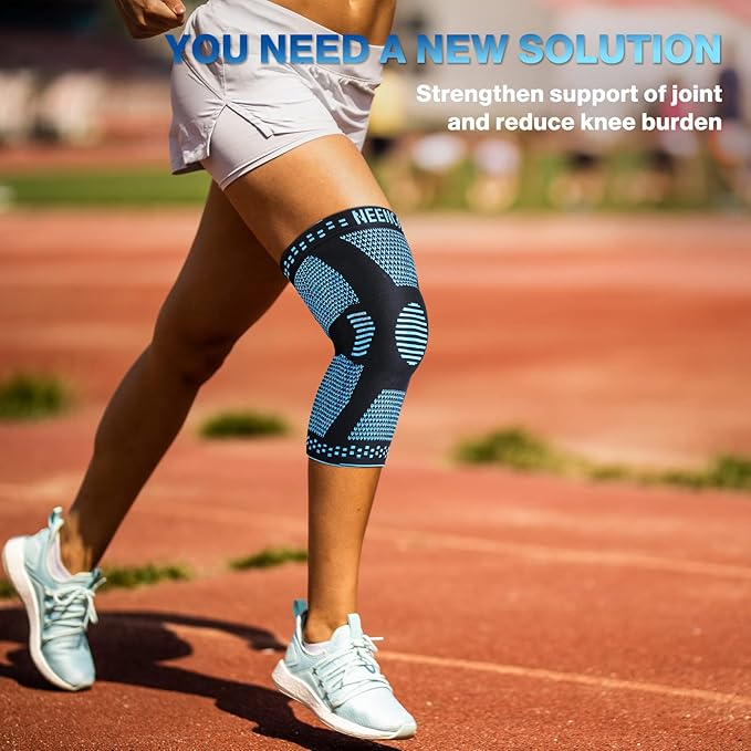 NEENCA Professional Knee Brace for Women/Men, Knee Support with Patella Pad & Side Stabilizers, Compression Knee Sleeve for Knee Joint Pain, Meniscus Tear, ACL, PCL, Runner, Workout - FSA/HSA Approved