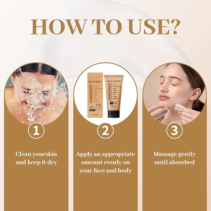 Tallow Sunscreen Grass-Fed Beef Tallow Sunscreen with Non Nano Zinc Oxide SPF50 Mineral Natural Sunblock for Face and Body Non-Greasy, 3 OZ