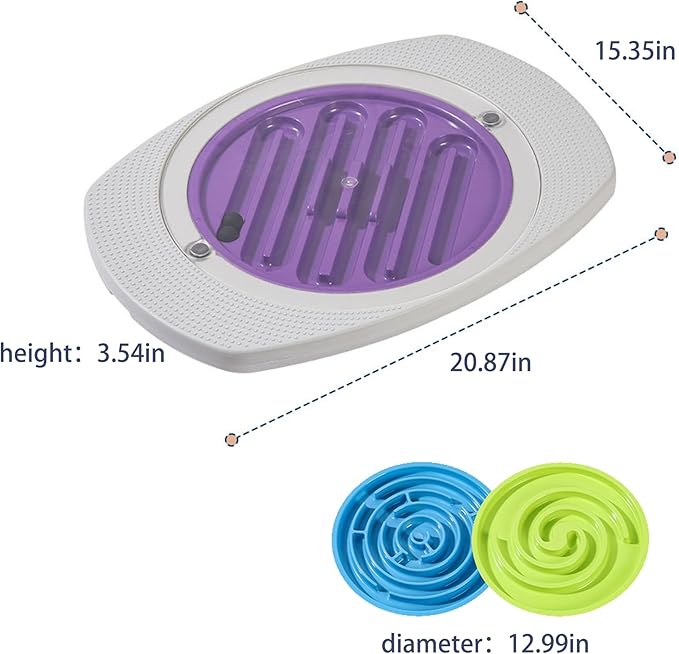 Maze Balance Board Game, Sensory Training Board with Non-Slip Surface & 3 Replacement Maze Board, Durable Board for Early Education & Skill Development Max Load 165 Lbs