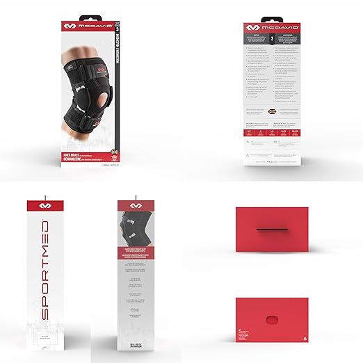 McDavid Hinged Knee Brace for Men & Women, Maximum Knee Support & Compression for Stability & Recovery, Ligament, Hyperextension Support