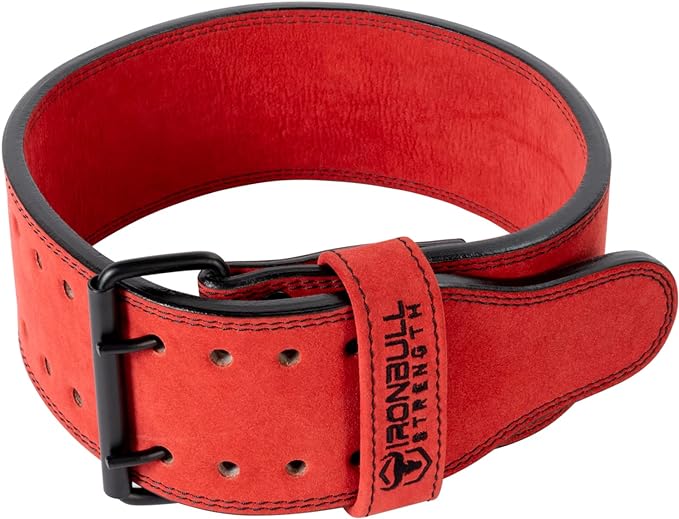 Powerlifting Belt - IPF Approved – Weight Lifting Belt 10mm - Prong Weightlifting Belt for Squats, Deadlift, and Bench Press – Lifting Belt Leather 4in for Men and Women – Back Brace for Gym, Workout, Strength Training, Strongmen & Power Lift