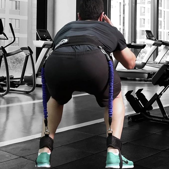 WHITECLOUDZ Vertical Jump Trainer, Professional Leg Strength Resistance Bands for Vertical Jump Training, Premium Jumping Trainer, Volleyball Trainer & Basketball Trainer