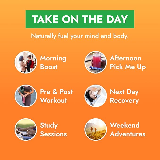 Zipfizz Daily Energy Drink Powder, Peach Mango, 20 Pack | 3-in-1 Sustained Energy, Rapid Hydration, and Essential Vitamins | Sugar-Free | Electrolyte Powder | Contains Vitamin B-12 & Antioxidants