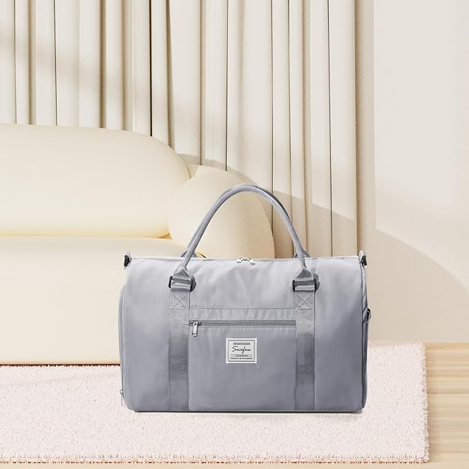 Gym Bag Womens,Travel Duffel Carry on Bag Sport Tote Bag Weekend Overnight Bag