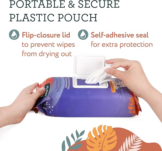 IMPRESA Yoga Mat Cleaner Wipes - 150 Count (2-Pack), 9 x 9 In, Lavender Scent - Gym Equipment & Exercise Mat Cleaning Wipes