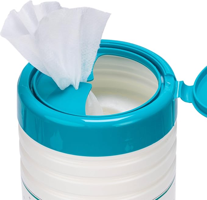 6 Pack Surface Cleaning Wipes Bleach Free, All-Purpose Cleaner for Bathroom, Kitchen, Office, 450 Count Canister, 7.5" x 7" Sheet, Fresh Scent, Lint Free & Durable