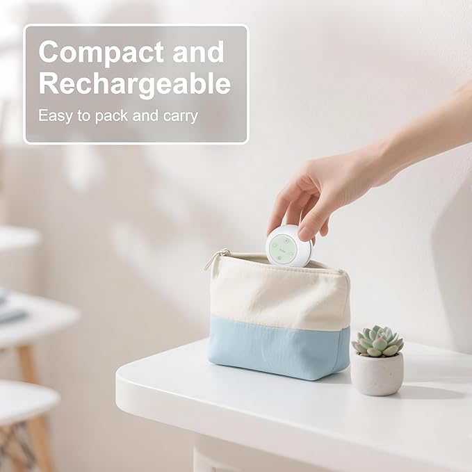 Portable Sound Machine for Baby Kids Adults, USB Rechargeable White Noise Machine with Timer Function,18 Smooth Sounds, 256-Color Changing Mood Light, Memory Function, Sound Therapy for Home, Travel