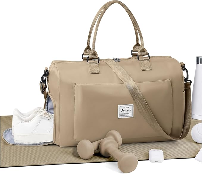 Gym Bag Womens,Travel Duffel Carry on Bag Sport Tote Bag Weekend Overnight Bag