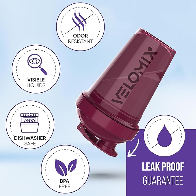 -4 PACK- 20 OZ Protein Shaker Bottles for Protein Mixes, Shaker Cups for Protein Shakes, Small Shaker Bottle Pack, Shaker Cup, Shakers for protein Shakes (Berry Blend)