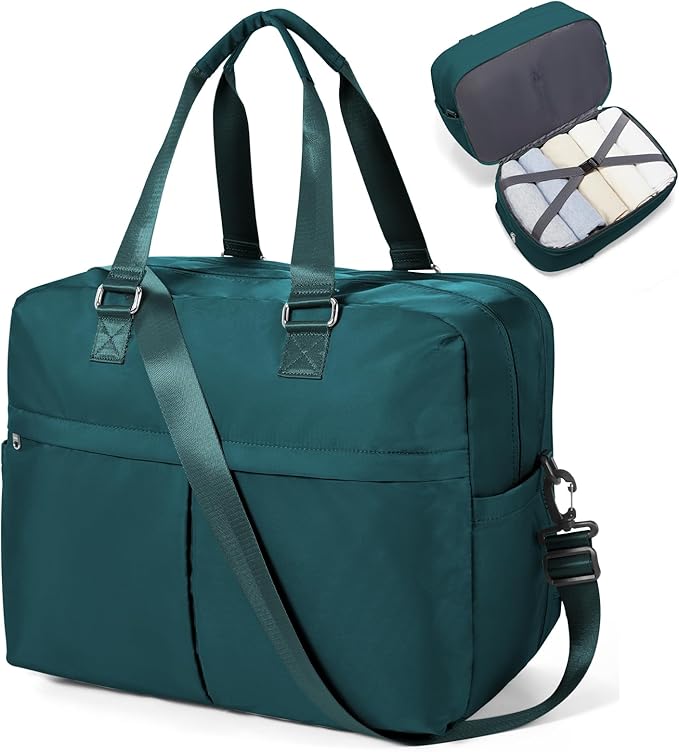 Gym Bag Womens,Travel Duffel Carry on Bag Sport Tote Bag Weekend Overnight Bag