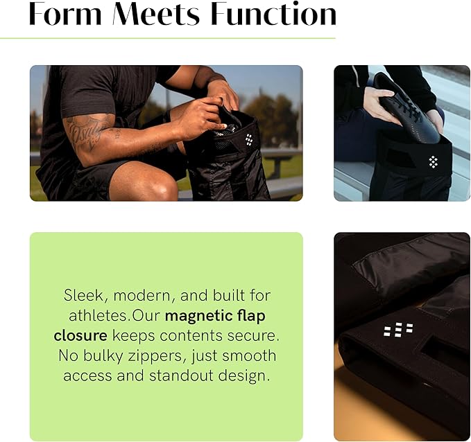 Salt Aērcase Smell Proof Cleat Bag – Regular Size - Athletic Soccer & Golf Shoe Bag for Smelly Cleats & Gym Shoes- Durable, Water-Resistant, & Easy to Clean