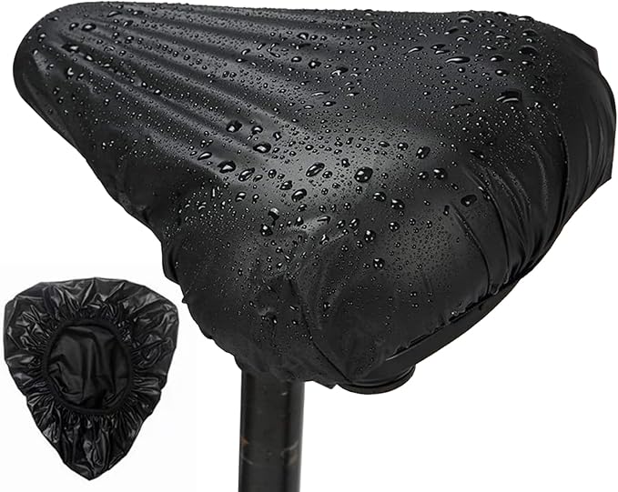 Kids Bicycle Seat Cushion Cover 9"x6",Gel Padded Bike Seat Cover for Boys Girls,Breathable Soft Bike Seat Cover,Child Bicycle Saddle Pad with Water Resistant Cover,Arm Sleeves