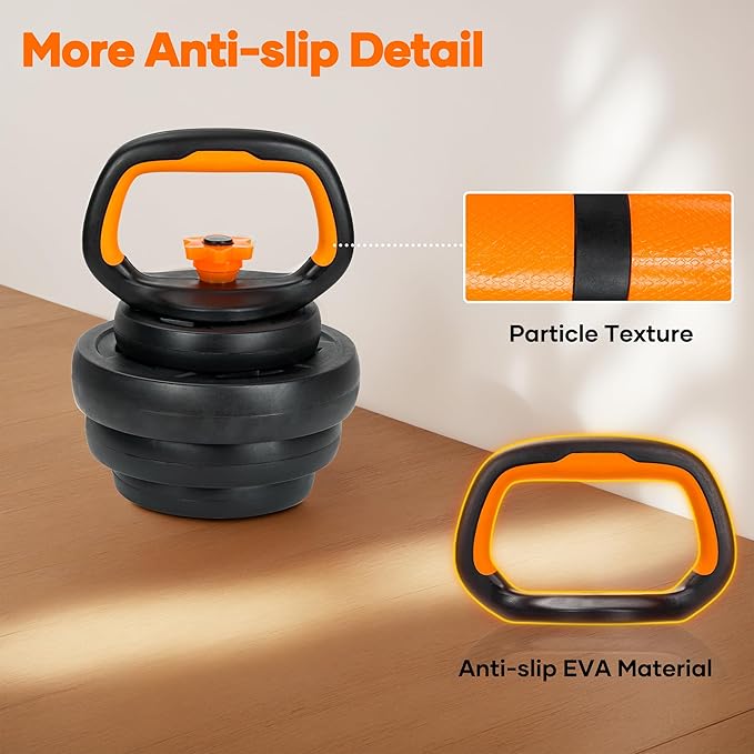 Adjustable Dumbbell Set, 44LBS Wights Set, 4-In-1 Dumbbell Set with Connector for Barbell, Kettlebell, Push-Up Stand, Home Gym Fitness Equipment for Strength Training