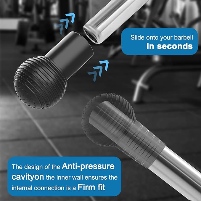 Landmine Attachment for Barbell 2 inch Olympic Bars Natural Rubber T Bar Row Attachment for Press, Row, Rotate, Split Squat Safety Sturdy and Easy to Use with 360ยฐ Rotation for Gym Home