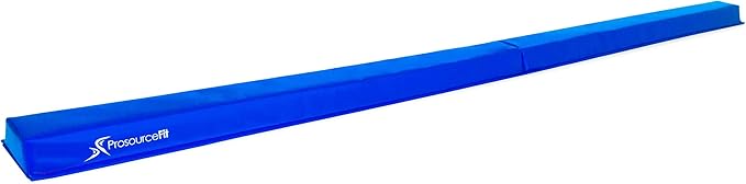 ProsourceFit Gymnastics Balance Beam for Kids, 9ft Long Firm Folding Floor Beam with Non-Slip 4-inch Wide Surface for Safe Gymnastics Practice at Home or Gym