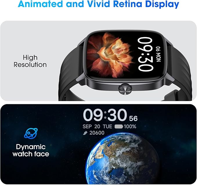 Pedometer Watch No APP/Phone Required, Waterproof Fitness Tracker Watch with Heart Rate Monitor, Large Screen with Pedometer, Sleep Tracking, Calories & Step Counter, Smart Watches for Women Men