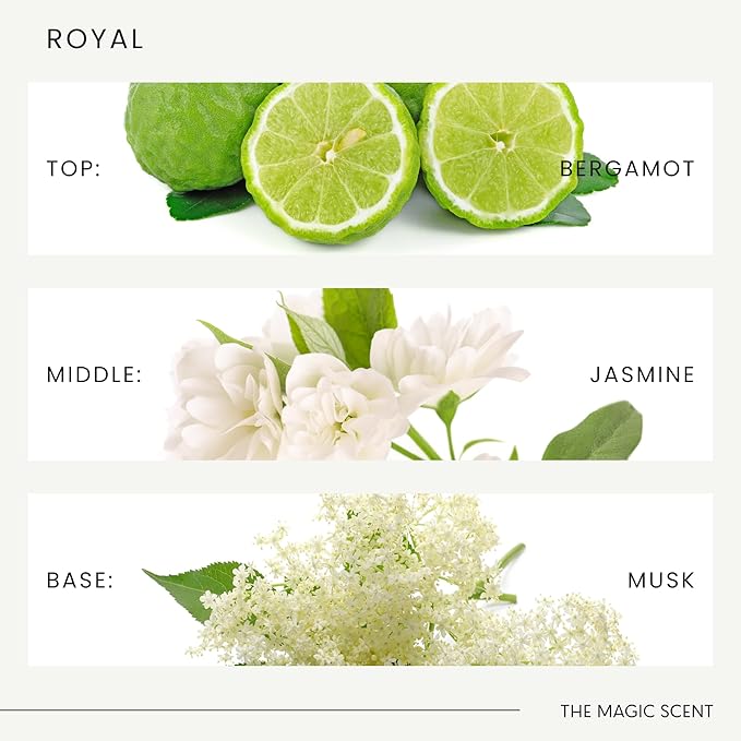 The Magic Scent Royal Hotel Diffuser Oil - Cold-Air & Ultrasonic Scented Oils for Diffuser Inspired by The Ritz Hotel, London - Essential Oils for Diffusers Aromatherapy - 4 fl oz, 120 mL