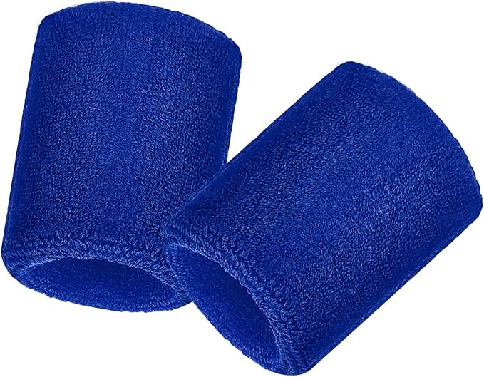 12 Pack Sweatbands Sports Wristband Cotton Sweat Band for Men and Women, Good for Tennis, Basketball, Running, Gym, Working Out