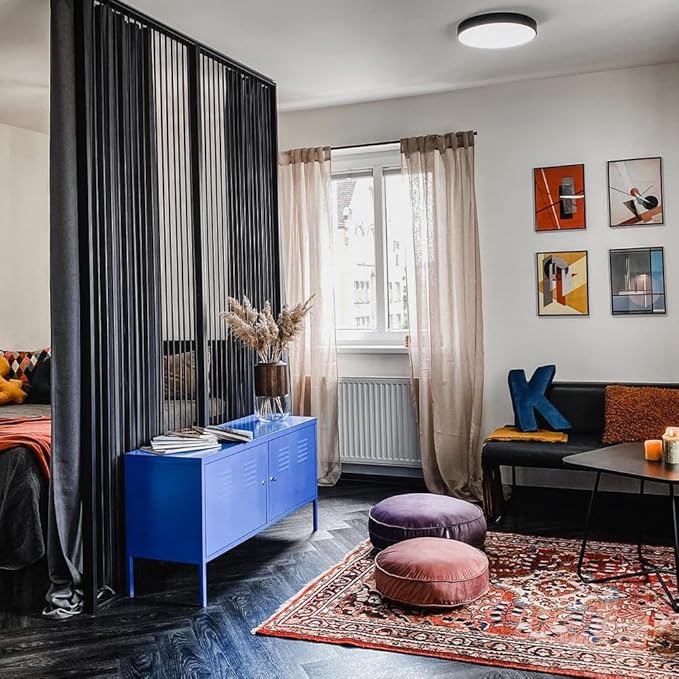 Round Floor Pillow Cover Velvet Throw Seating Pouf Yoga Meditation Cushion Plush Case Reading Room Decor Cover Only (25.6IN, Purple)