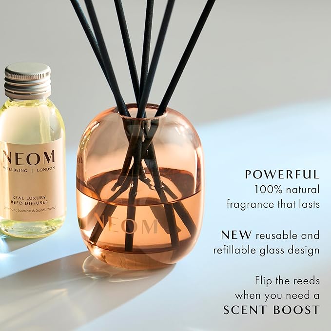 NEOM- Reed Diffuser (Reed Diffuser 100ml, Real Luxury)