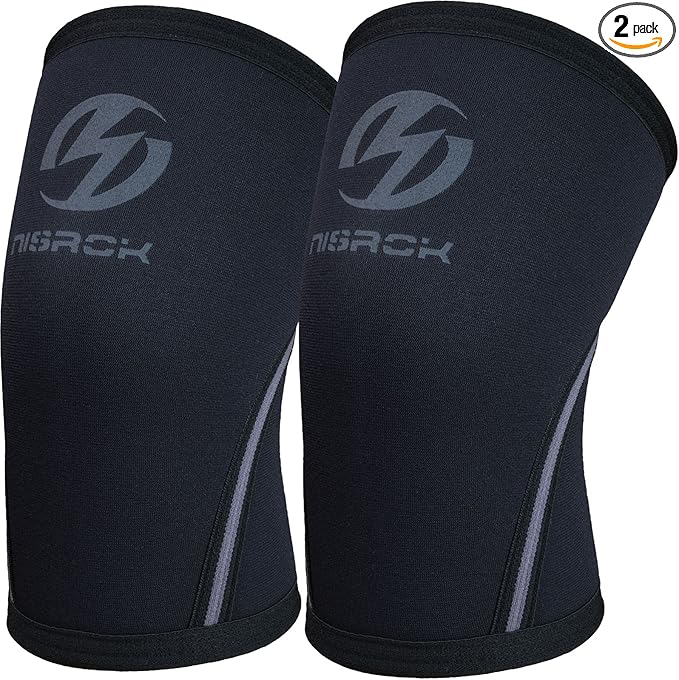 Elbow Sleeves (Pair),Support for Weightlifting,Powerlifting,Squat,Basketball and Tennis,5mm Neoprene Compression Brace for Both Women and Men (X-Large, Black New)