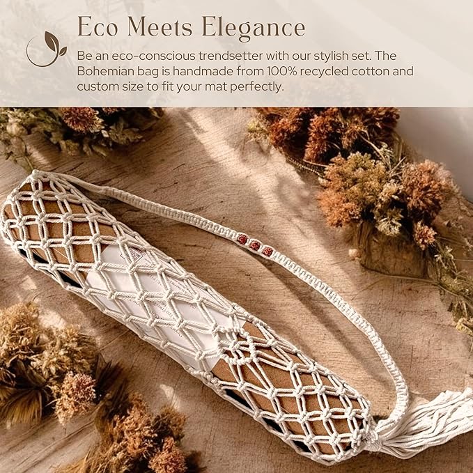 Premium Cork Yoga Mat Large 72"x26" – 5mm Thick Natural Rubber Cushioning - Non Slip Grip for Hot Yoga - Optional Alignment Lines & Elegant Yoga Bag Or Strap