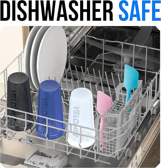 -6 PACK- 28 oz Protein Shaker Bottle for Protein Mixes - 6x Wire Whisk | Leak Proof Shaker Cups for Protein Shakes | Protein Shaker Bottle Pack | Protein Shake Cup (Elemental Mix)