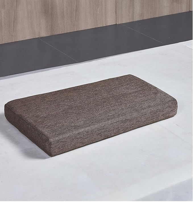 Bench Seat Cushions Memory Foam Chair Pads Non-Slip Rubber Back Indoor Swing/Settee Cushion 44 x14 Inch, Brown