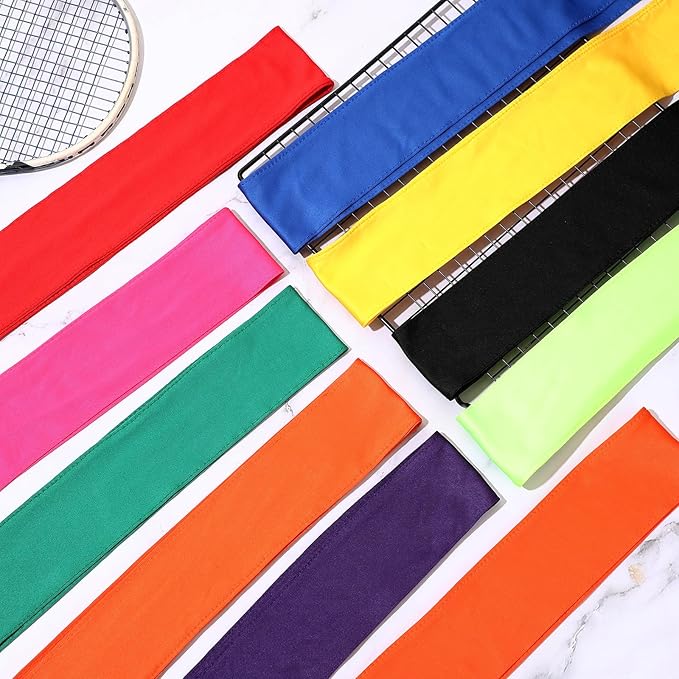 Hiboom 30 Pack Tie Headband Bulk Sports Tennis Head Tie Ninja Karate Tie Back Athletic Sweatbands Adjustable Hair Bands for Women Men Basketball, Football, Soccer, Running, Yoga Workout