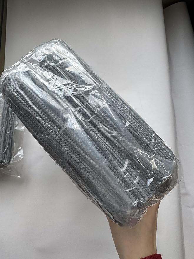 Microfiber Cleaning Cloth Grey-50Pcs (13x13 inch) 2100 Series Ultra Soft Highly Absorbent Rags for Cleaning, Reusable and Lint Free Cleaning Towels for Housekeeping-Machine Wash (Gray)