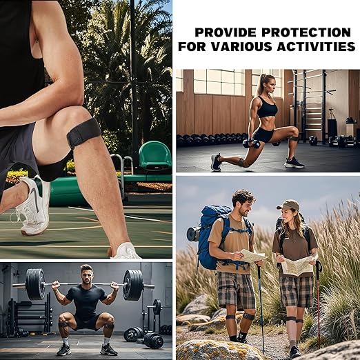 Patellar Tendon Support Strap with Dial, Adjustable Patella Band Stabilizer Knee Brace for Women & Men, Knee Bands for Basketball, Hiking, Running, Jumpers Knee, Tennis and Squats (Small)