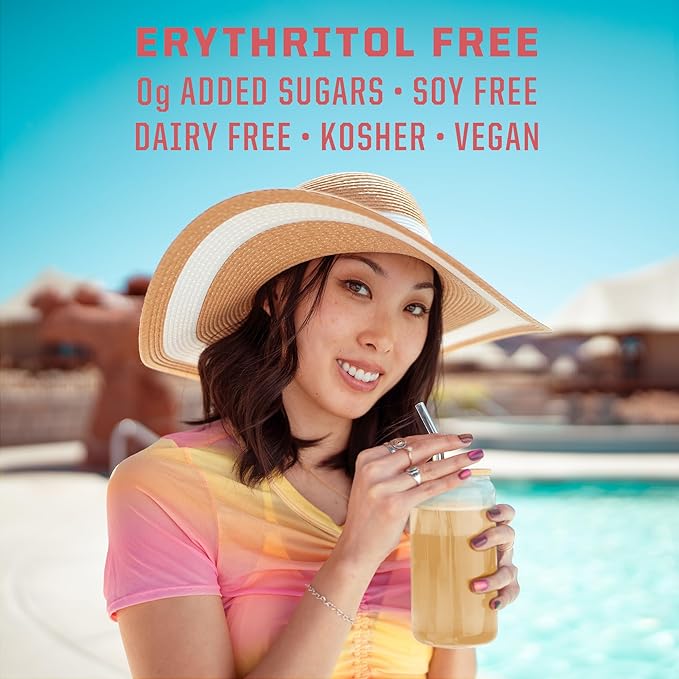 Electrolyte Powder Hydration Packets B12 Elderberry | Strawberry Lemon Twist Flavored 18 Stick Packs Box | Vegan and Plant-Based Sugar Free