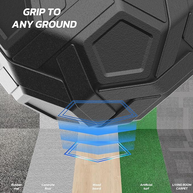 Landmine Attachment for Barbell 2 inch Olympic Bars Natural Rubber T Bar Row Attachment for Press, Row, Rotate, Split Squat Safety Sturdy and Easy to Use with 360ยฐ Rotation for Gym Home (Black)