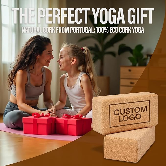 Personalized Yoga Blocks 2 Pack with Custom Design, Yoga Blocks for Women, Exercise blocks Yoga Blocks Soft Non-Slip for Pilates, Meditation, Custom Yoga Accessories