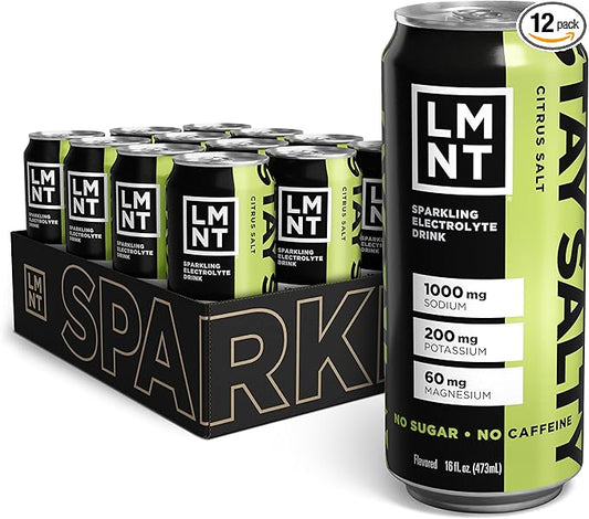 Drink LMNT Sparkling Electrolyte Drink - Citrus Salt | 12-Count
