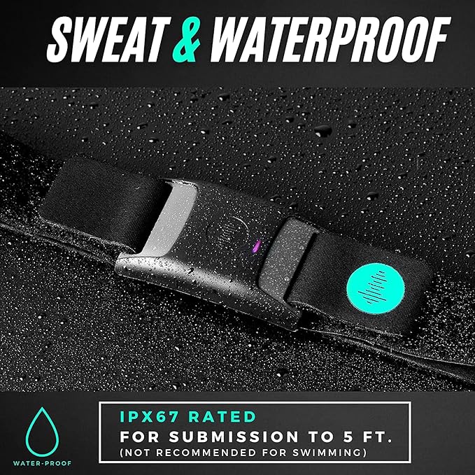 Powr Labs Bluetooth Armband Heart Rate Monitor - ANT+ Compatible with Polar, Peloton, Wahoo, Strava, Garmin, Whoop