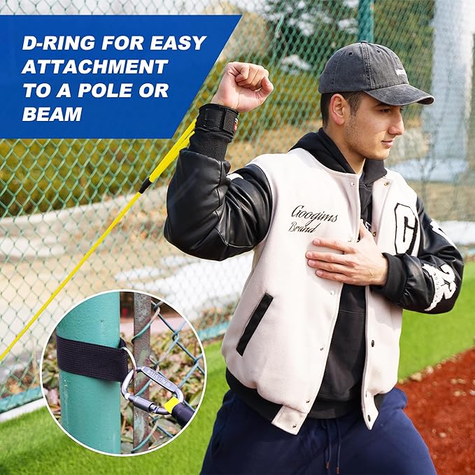 Resistance Bands for Pitchers, Baseball & Softball Training Equipment for Improving Arm Strength & Pitching Training, Baseball Pitching Bands for All Skill Levels