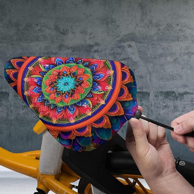 Waterproof Bike Seat Cover with Drawstring Waterproof Bike Seat Rain Cover Seat Protective Water Resistant Bicycle Saddle Rain Dust Cover