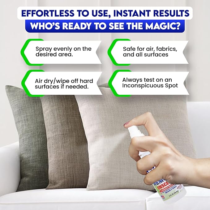 ZORBX Unscented Odor Eliminator for Strong Odor 2 Fl Oz, Pack of 1 - Used in Hospitals & Healthcare Facilities - Advanced Formula, Fast-Acting Odor Remover Spray for Dog, Cat, House & Carpet