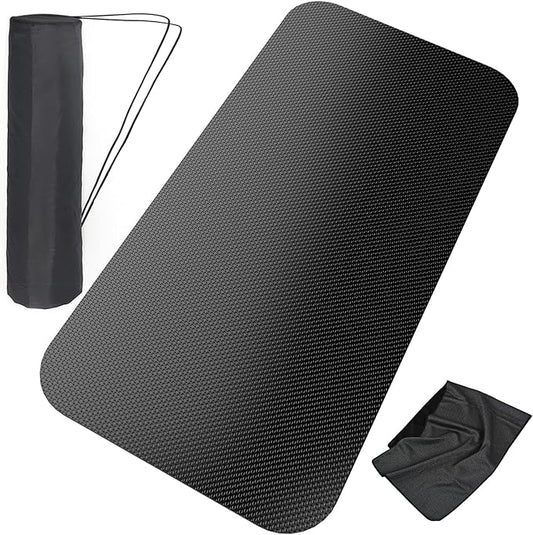 Protective Treadmill & Stationary Bike Mat - Waterproof, Suitable for Hardwood & Carpet, Ideal for Exercise & Jump Rope Use