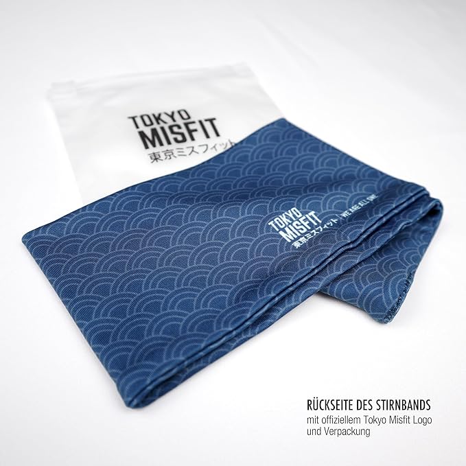 Tokyo Misfit - Japanese Headbands for Men & Women, Sweat Band, Workout, Yoga, Fashion, Running, Sports, Basketball, Bandana
