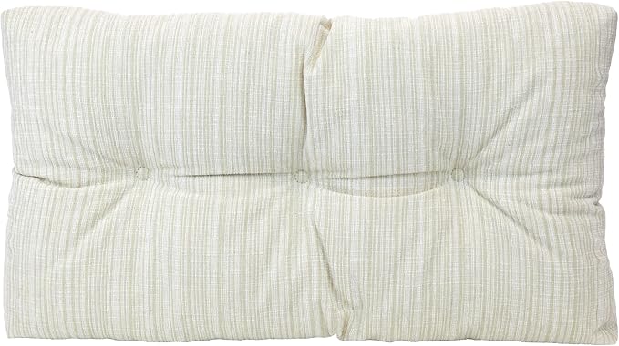 Klear Vu The Gripper Omega Non-Slip Tufted Bench Cushion for Indoor Furniture, Entryway Storage, Bay Window, Corner Nook or Piano Seat, 27 Inches, Chenille Cream
