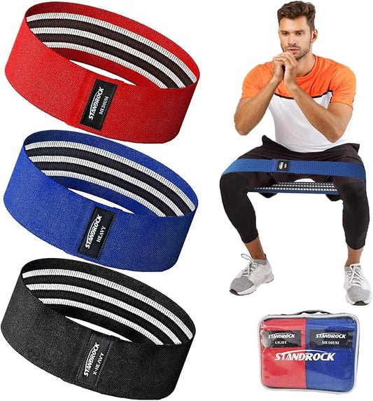 Fabric Resistance Bands for Working Out, 3 and 4 Levels Booty Bands Long Resistance Bands for Women and Men | Elastic Bands for Exercise Bands Resistance Workout Bands Resistance
